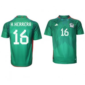 Mexico Hector Herrera #16 Hjemmebanetrøje VM 2022 Kort ærmer